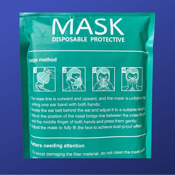 NWOT USA PATRIOTIC Disposable Protective Face Masks 10 Count Non- Medical Device - Picture 4 of 5